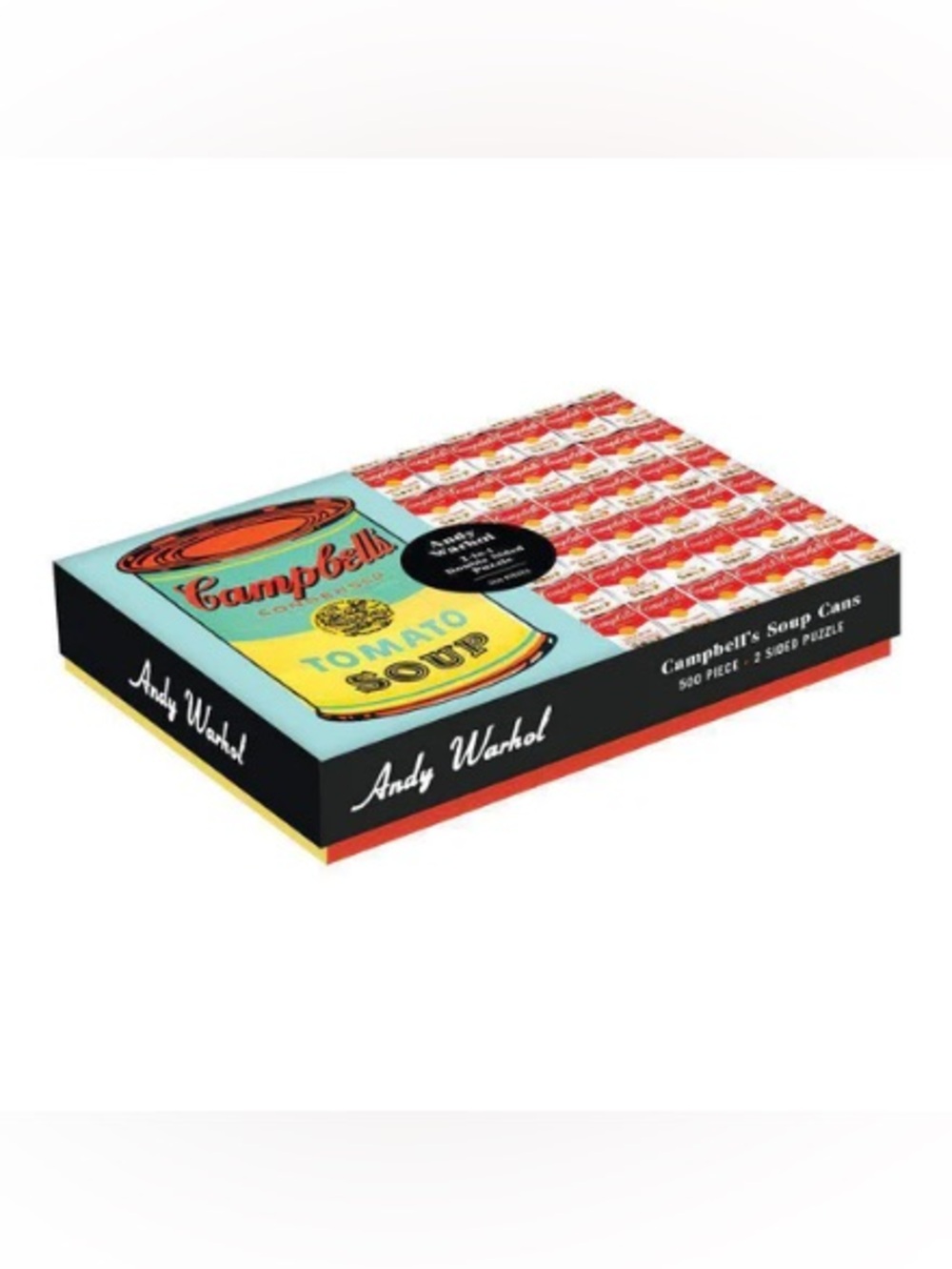 ANDY WARHOL Campbell’s Soup 2-in-1 Double-Sided Puzzle 500 Pieces